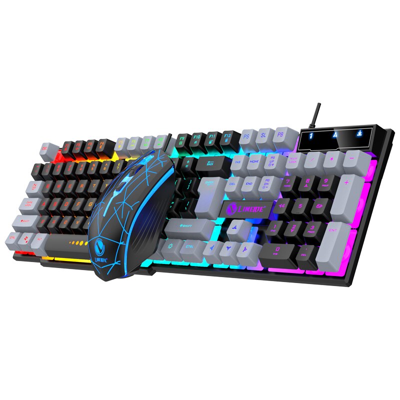 Gaming Keyboard Mouse And Headset Combo - Bedrade Toetsenbord En Muis Set Usb