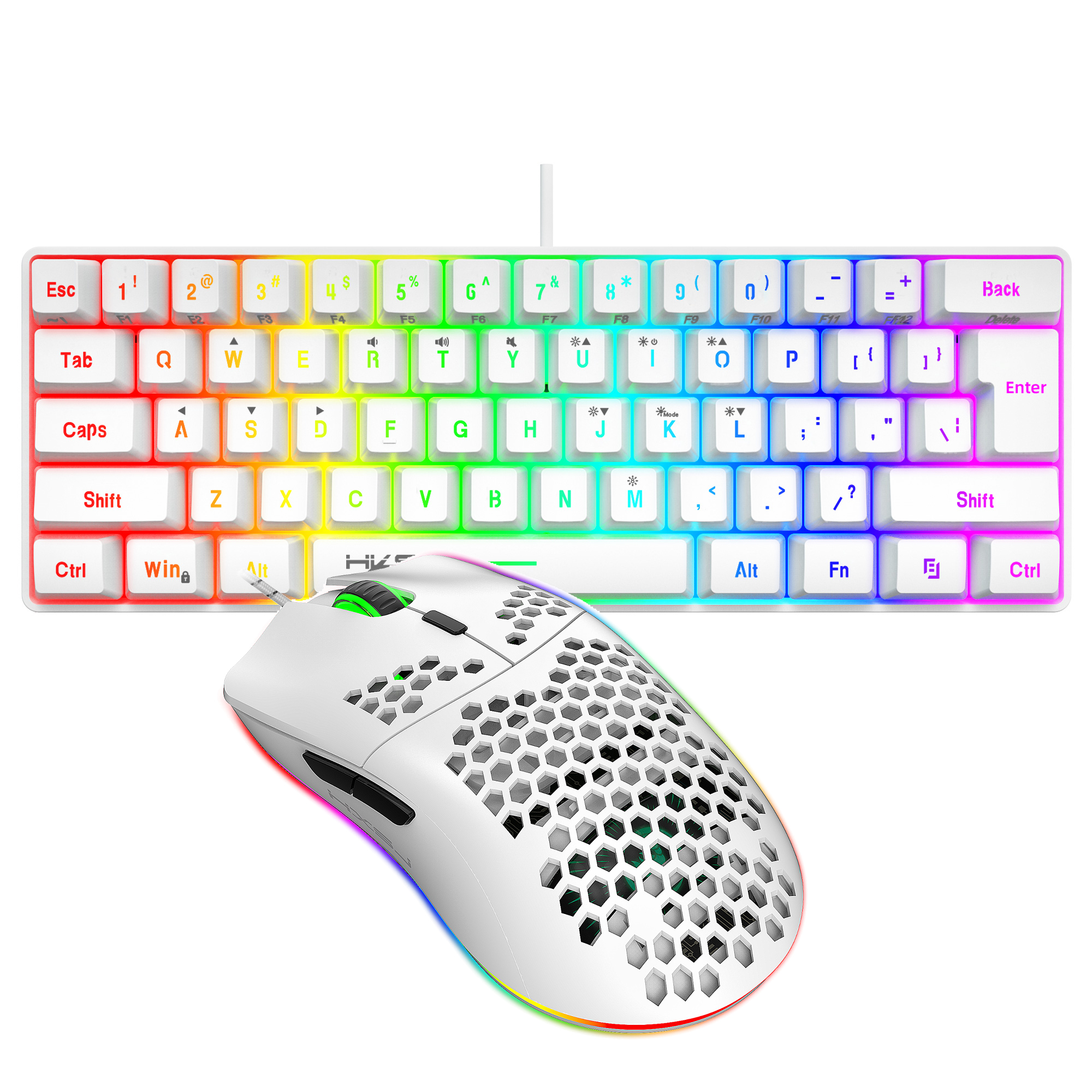 Gaming Keyboard No Rgb - Hot Selling HXSJ 61-toetsen V700 RGB
