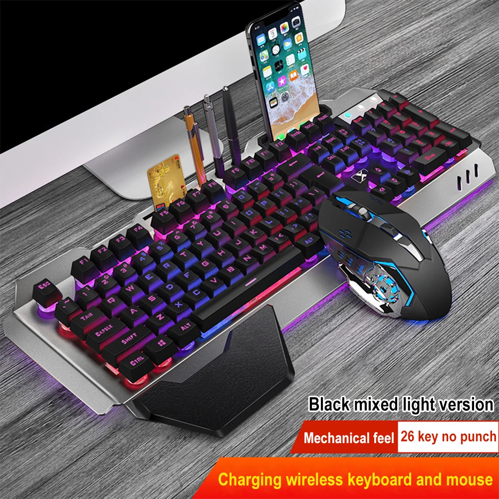 Gaming Keyboard Bluetooth - K680 Oplaadbare 2.4G Draadloze Toetsenbord En