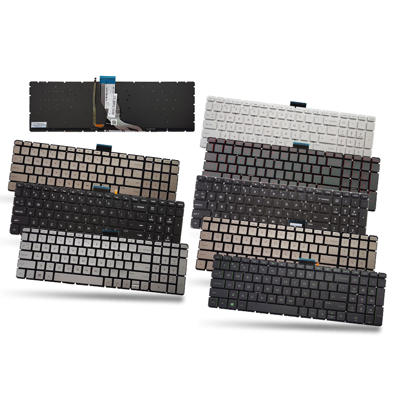 Gaming Keyboard E Yooso - US Toetsenbord Voor HP Pavilion 15-ab500