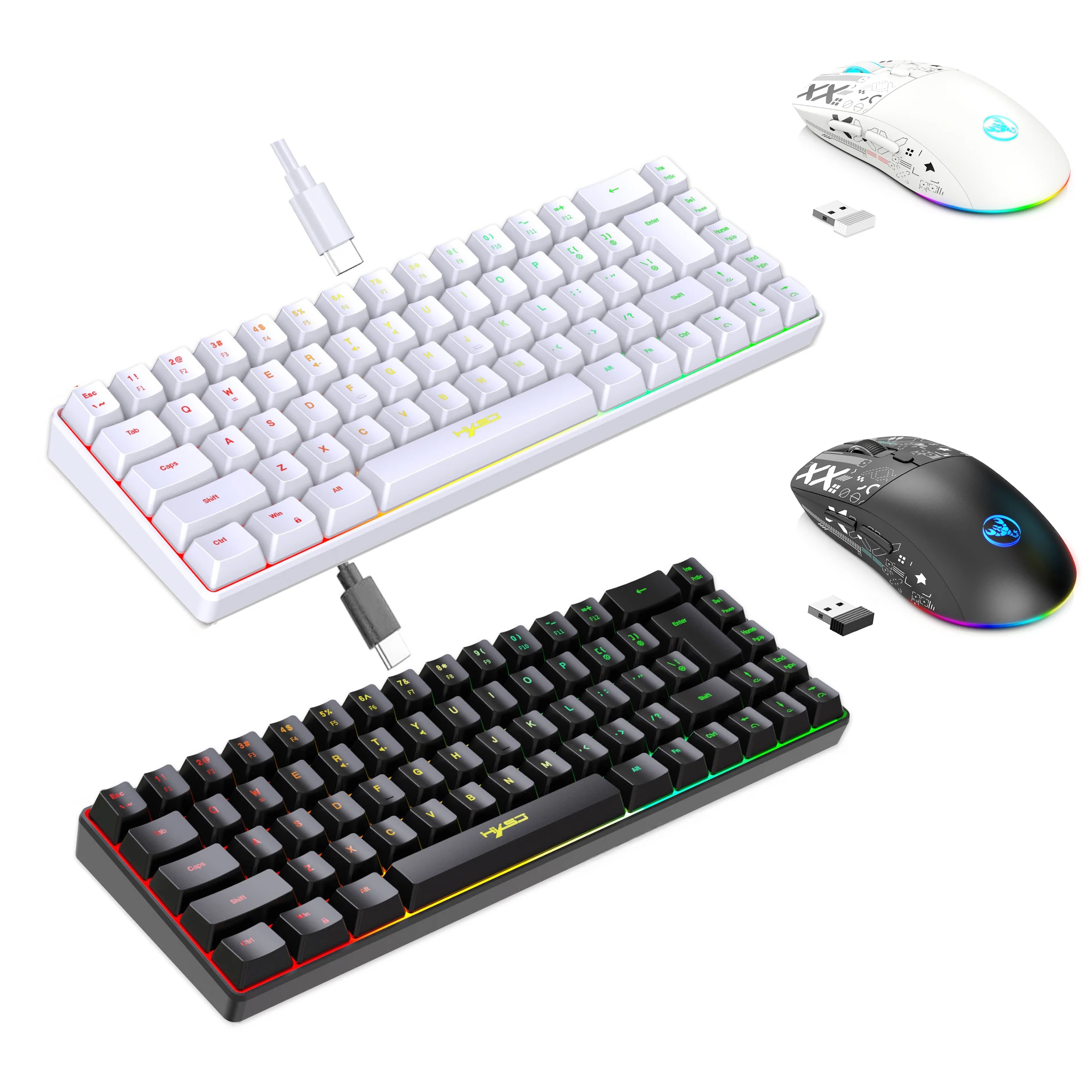 Gaming Keyboard And Mouse Set - Toetsenbord- en muiscombo met achtergrondverlichting Gamer