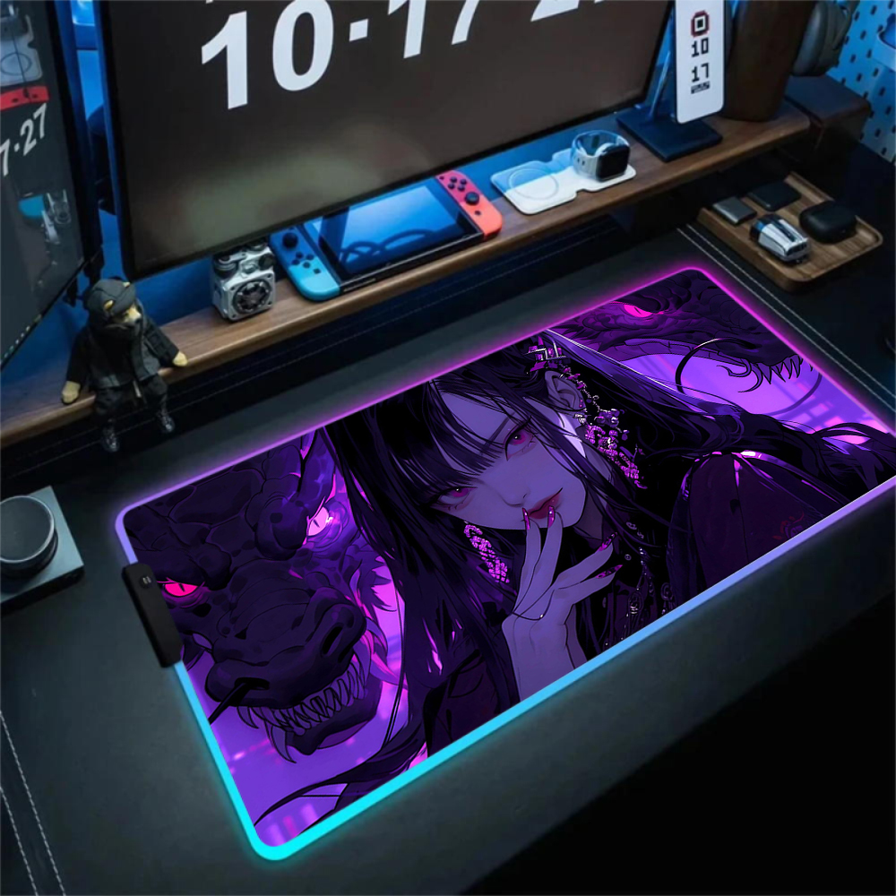 Gaming Keyboard No Rgb - Anime Girl Muismat Gaming Muismat Gamer