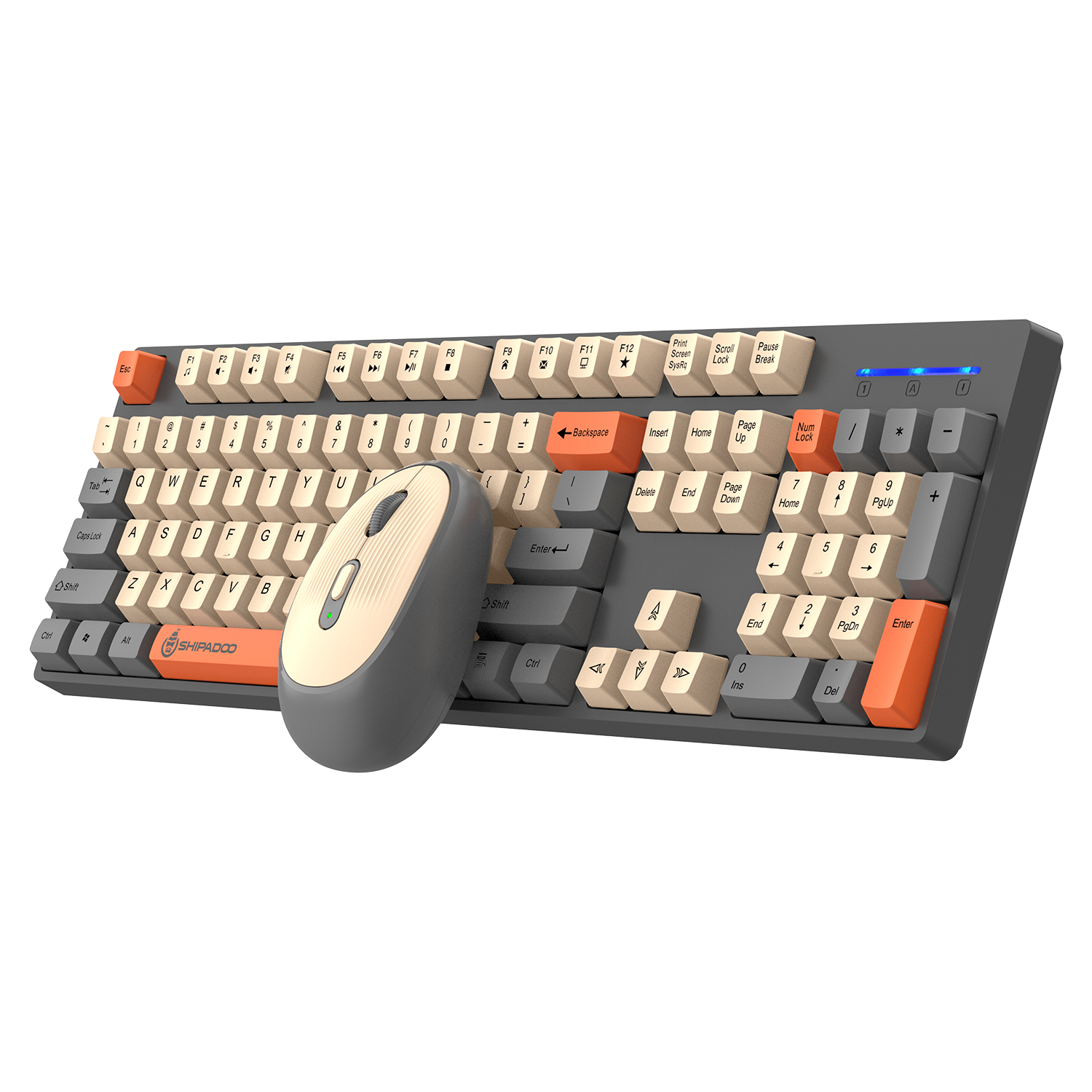 Gaming Keyboard Mouse And Headset Combo - Shipadoo Gaming draadloos toetsenbord en muis
