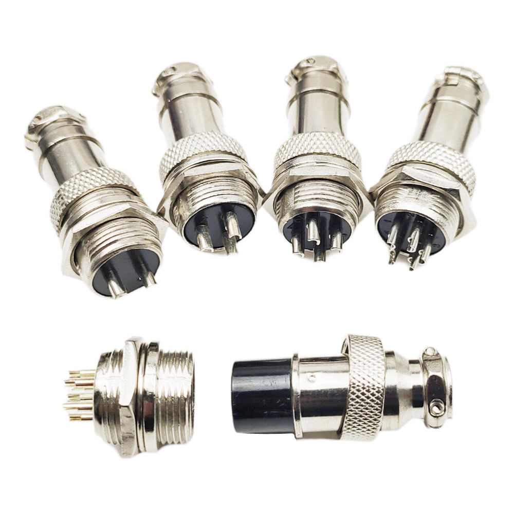 Aviator Connector Kit - GX16 16mm Ronde Luchtvaart Plug Socket