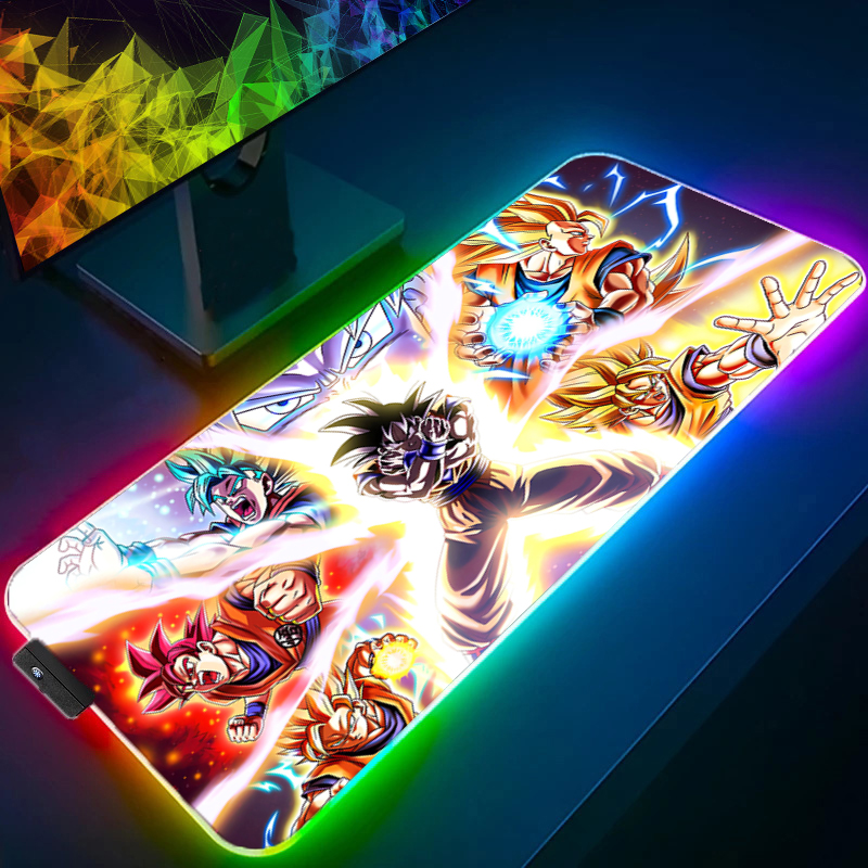 Gaming Keyboard No Rgb - LED-muismat Dragon Ball Computer Laptop Anime-toetsenbord