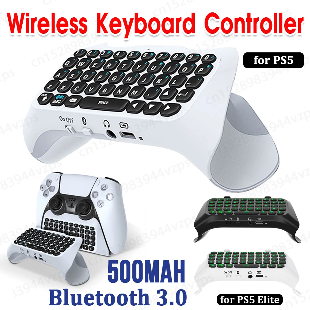Gaming Keyboard Bluetooth - Gaming-handvattoetsenbord Draadloze controller Chatpad Bluetooth-compatibel 3.0