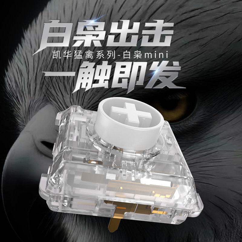 Gaming Keyboard Mini - Kailh Choc White Owl Switch Mini