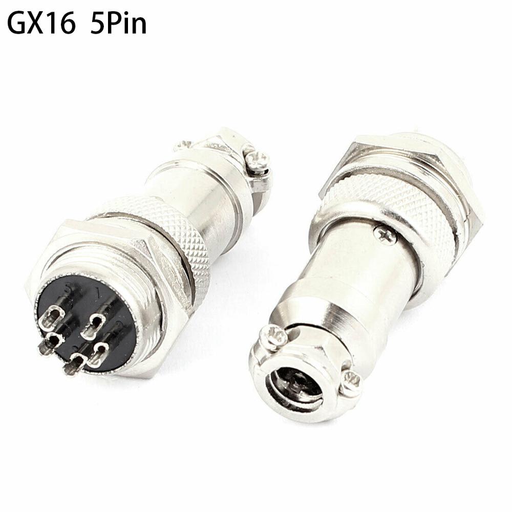 Aviator Connector Kit - 1set GX16 5P Luchtvaart Plug 16mm
