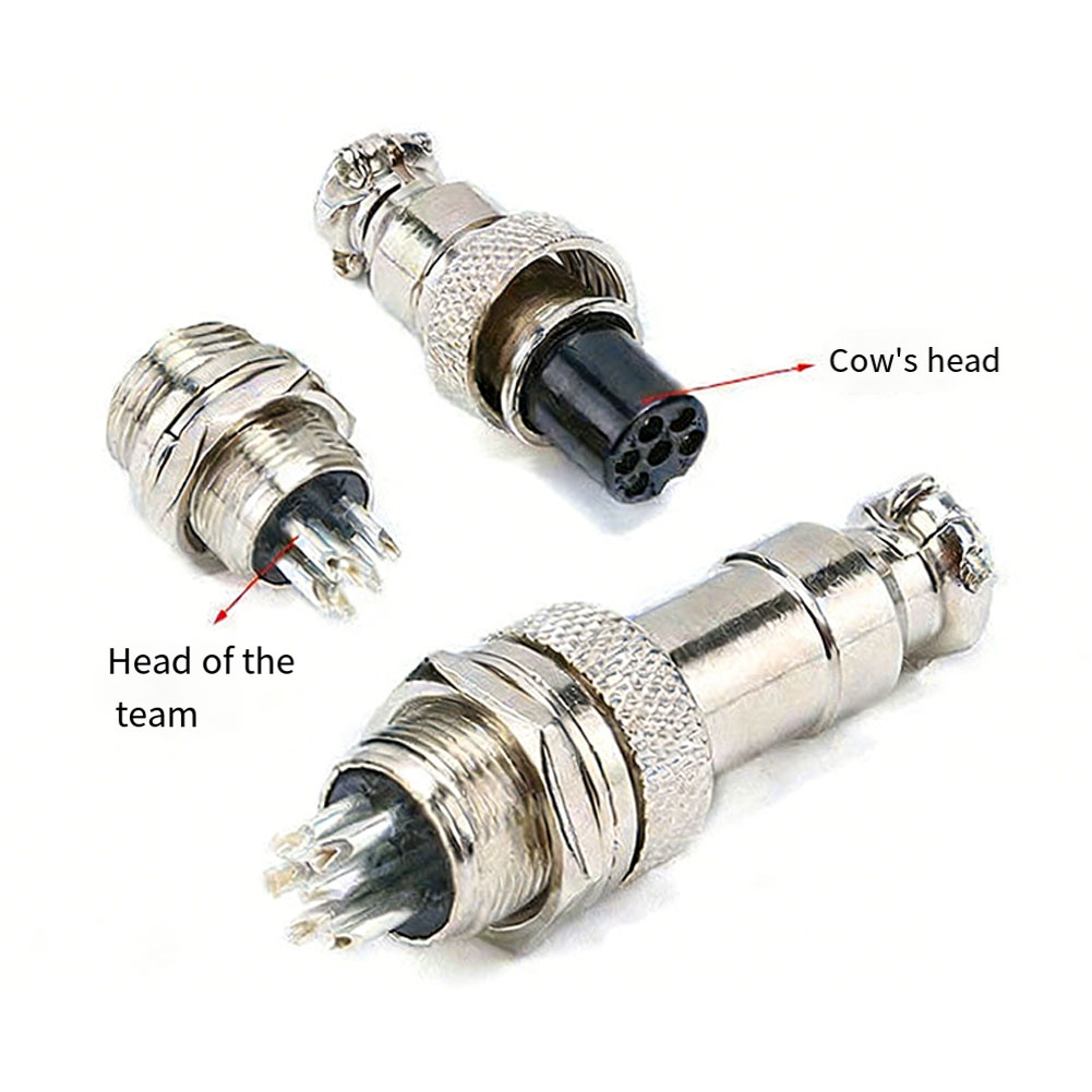 Aviator Connector Kit - 5 Stuks GX16 2/3/4/5 Pin Luchtvaart