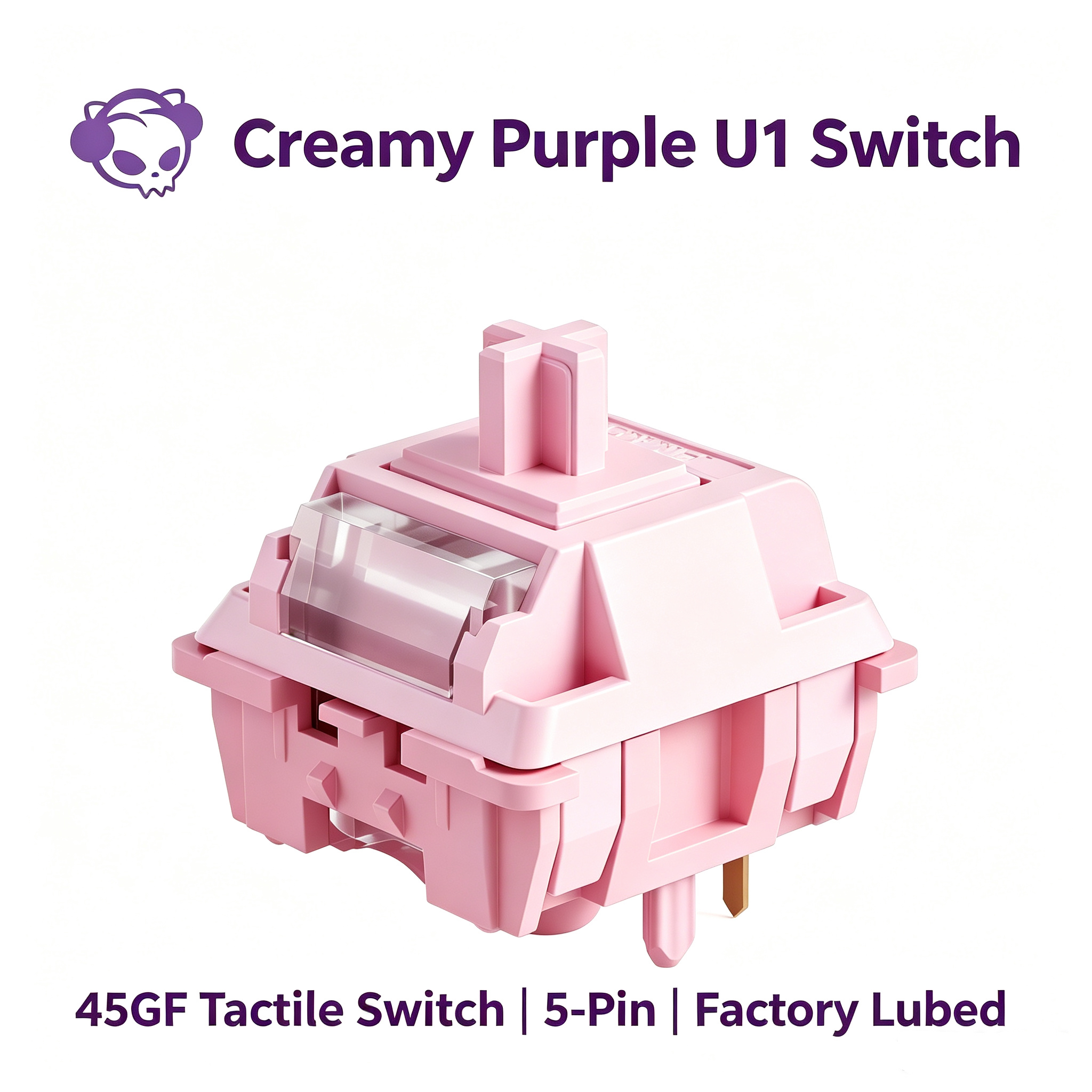 Keyboard Lube Kit - Akko U1 Tactile Switch Crèmeachtig Paars