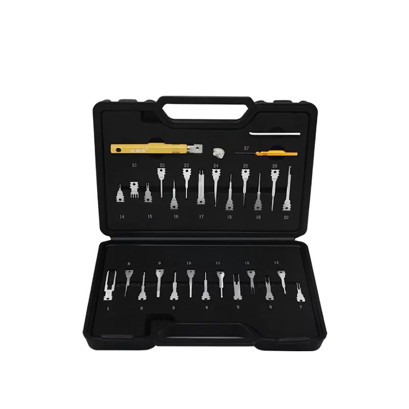 Aviator Connector Kit - 27-delige auto- en vliegtuigterminal-penextractorset - Pinverwijderaar