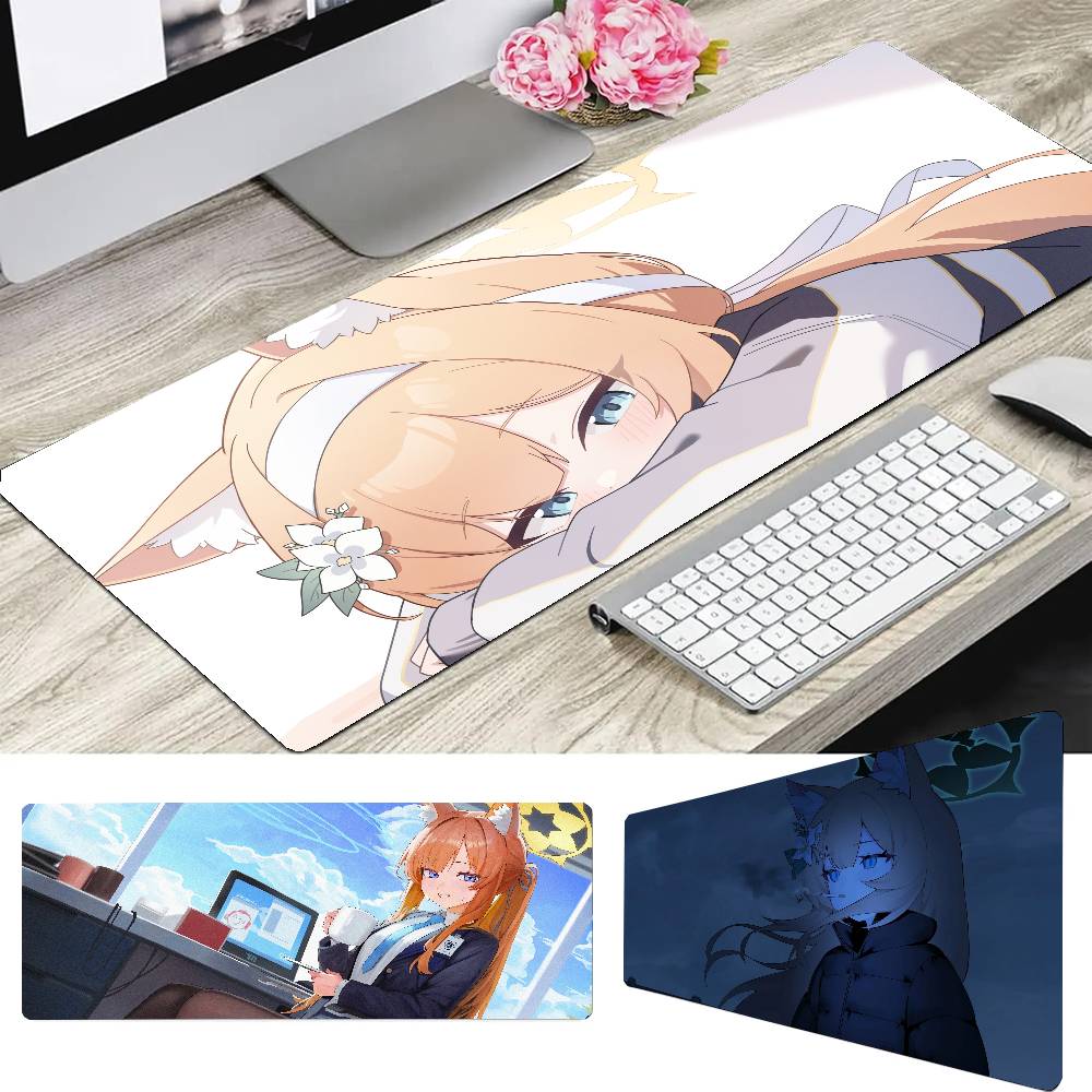 Gaming Keyboard Blue - Iochi Mari Anime B-blue Archive Muismat