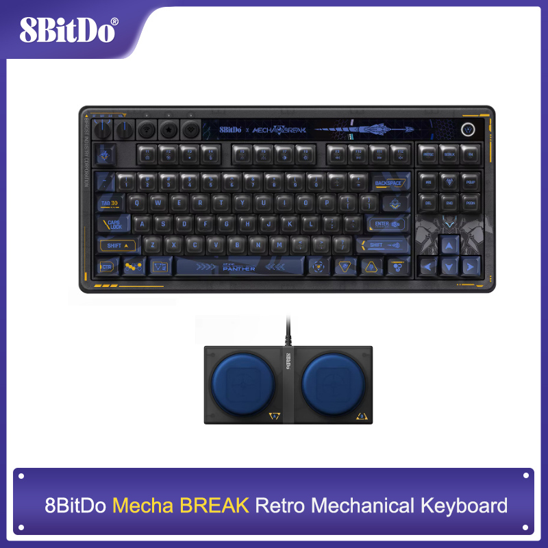 Gaming Keyboard Hot Swappable - 8BitDo Retro 87 mechanisch toetsenbord -