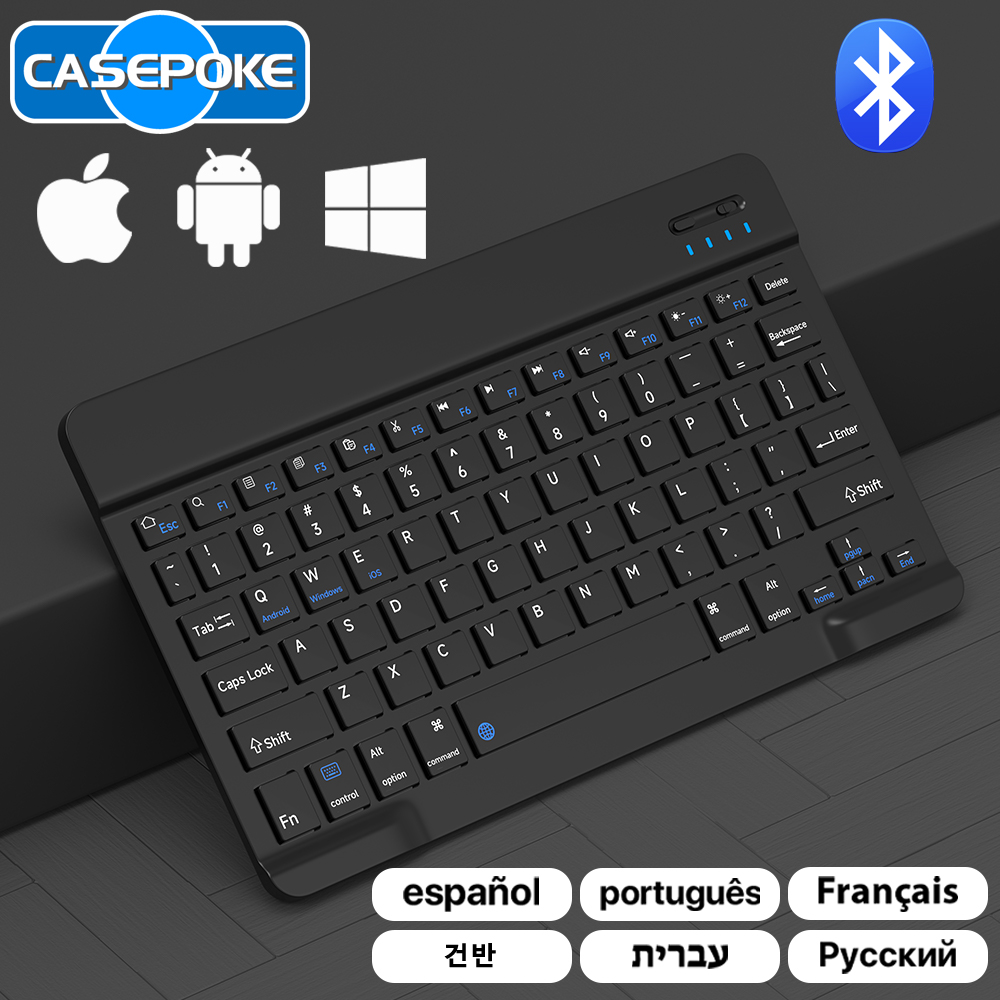 Gaming Keyboard Wireless - CASEPOKE Voor iPad Xiaomi Samsung Huawei