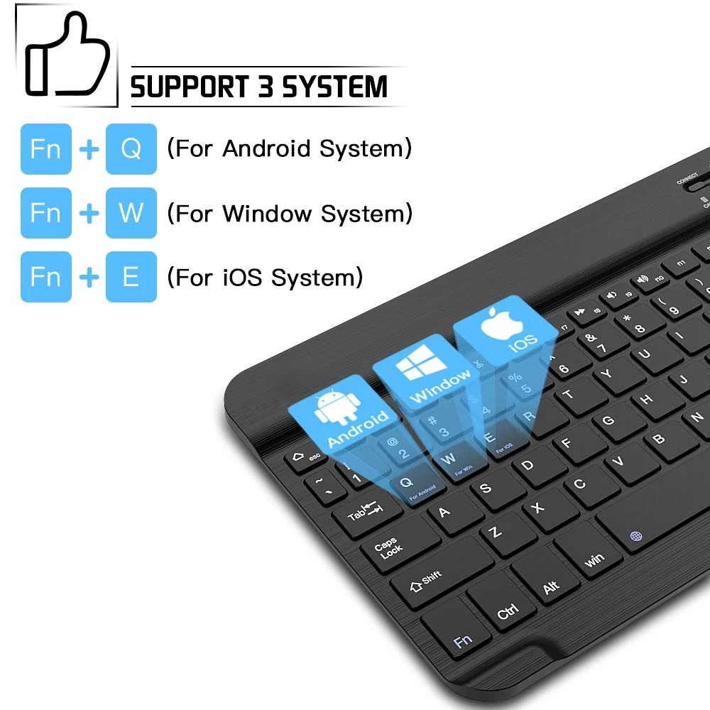 Universele Draadloze Toetsenbo - Gaming Keyboard Wireless recensie en prijs