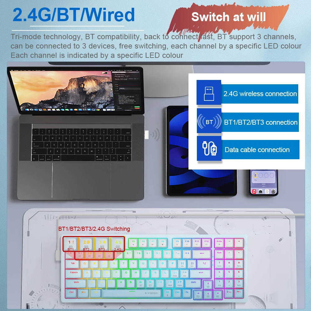 E-YOOSO Z94 RGB Mechanisch Gam - Gaming Keyboard E Yooso recensie en prijs