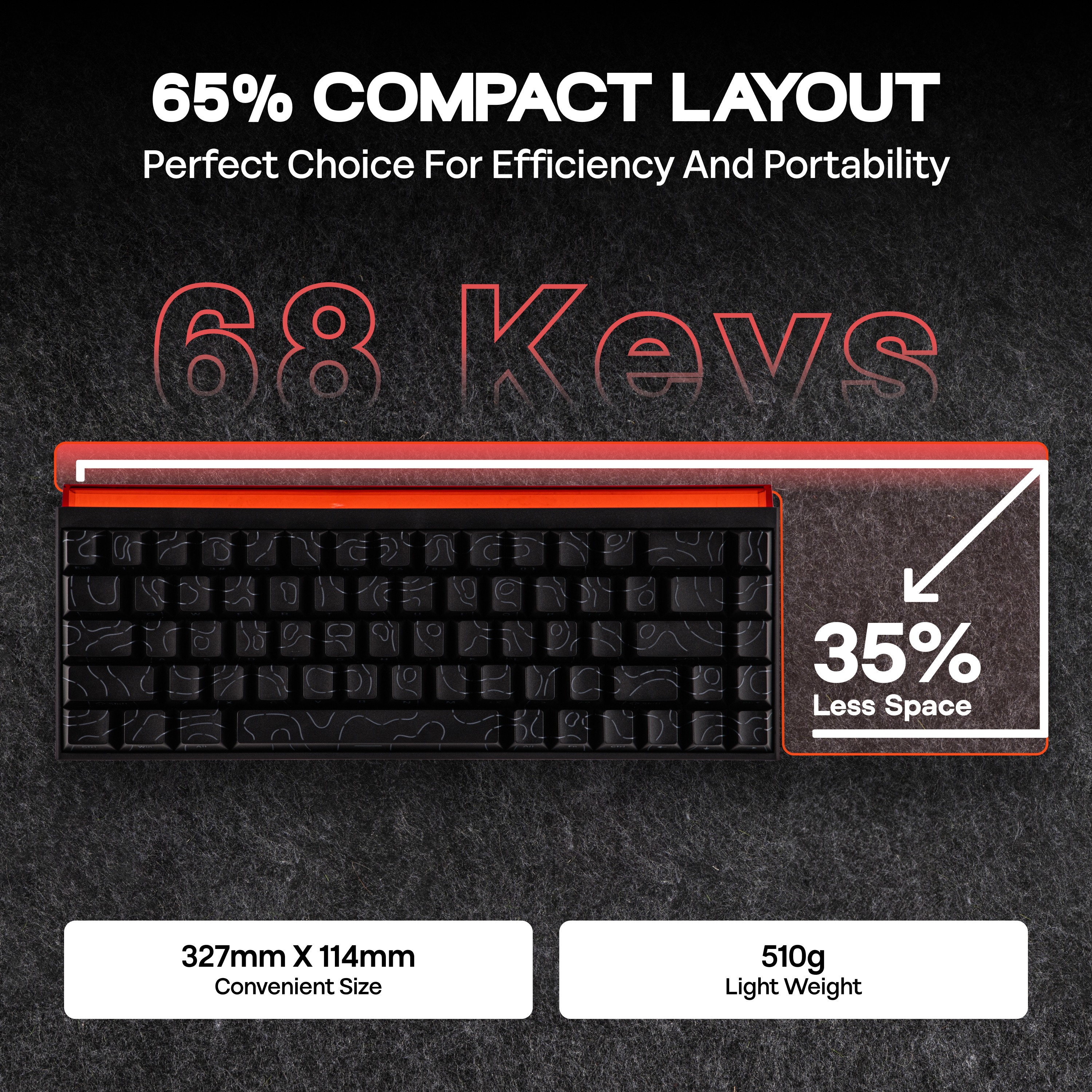 AJAZZ NK68 65% compact hot-swa - Keyboard Gaming Mac recensie en prijs