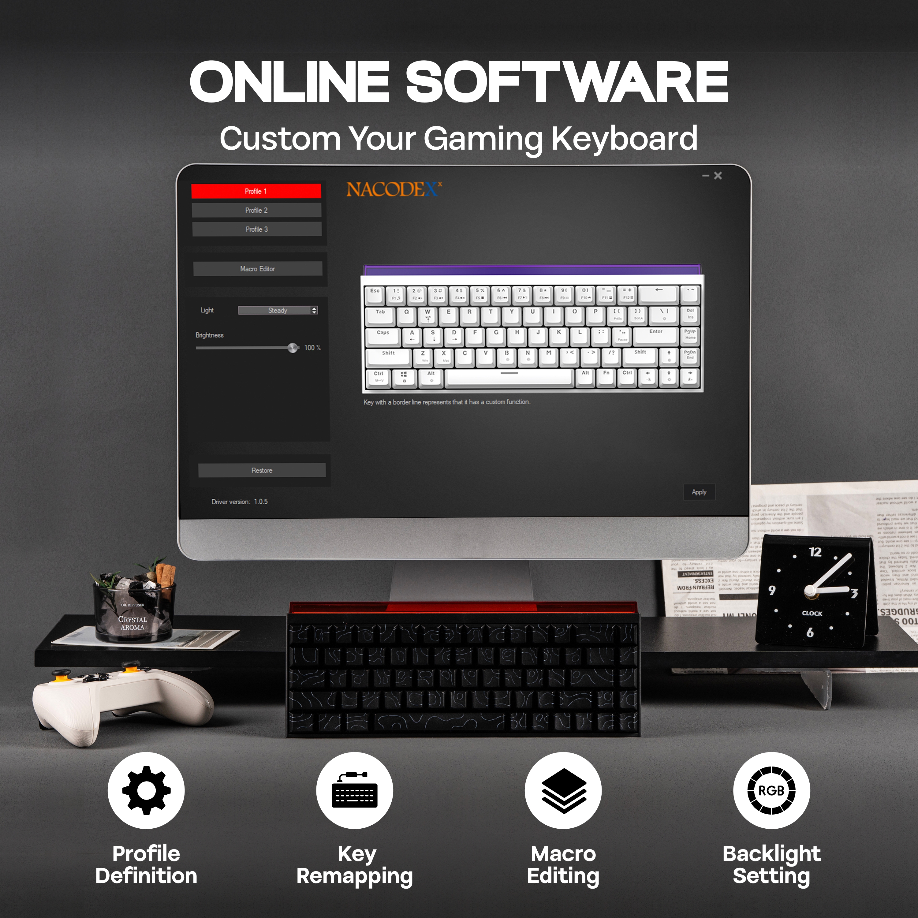 AJAZZ NK68 65% compact hot-swa - Keyboard Gaming Mac recensie en prijs