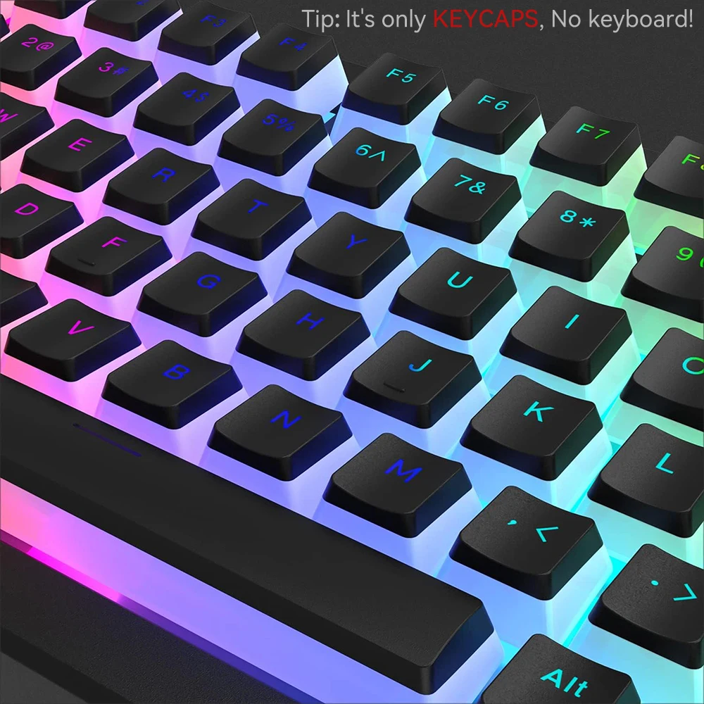 Nieuwe Pudding PBT Keycaps 129 - Gaming Keyboard And Mouse Set recensie en prijs