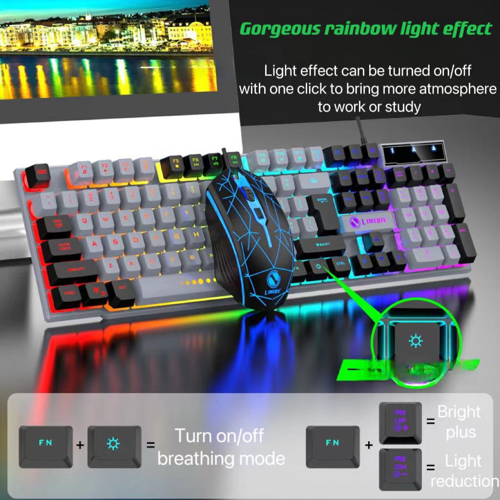 Bedrade Toetsenbord En Muis Se - Gaming Keyboard Mouse And Headset Combo recensie en prijs
