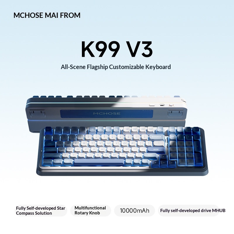 MCHOSE K99 V3 Aanpasbare mecha - Gaming Keyboard Wireless recensie en prijs