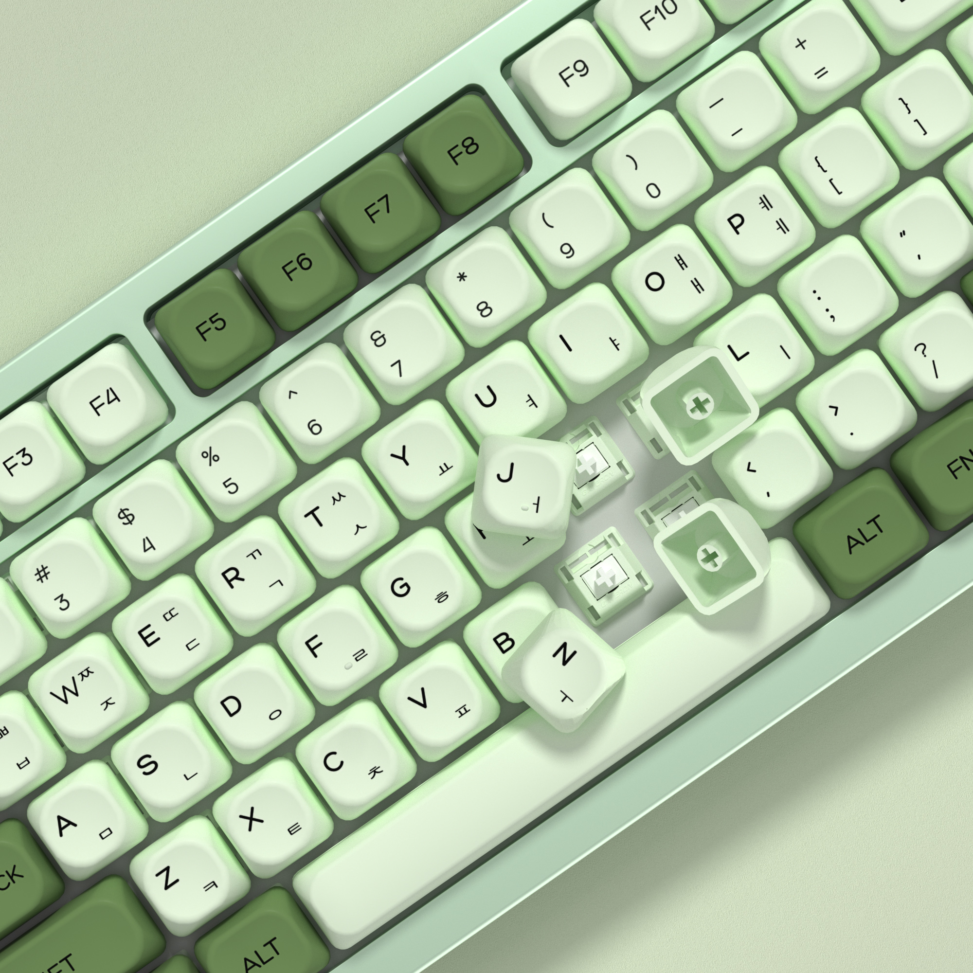 KBDiy Matcha Koreaanse Keycap  - Keyboard Gaming Mac recensie en prijs