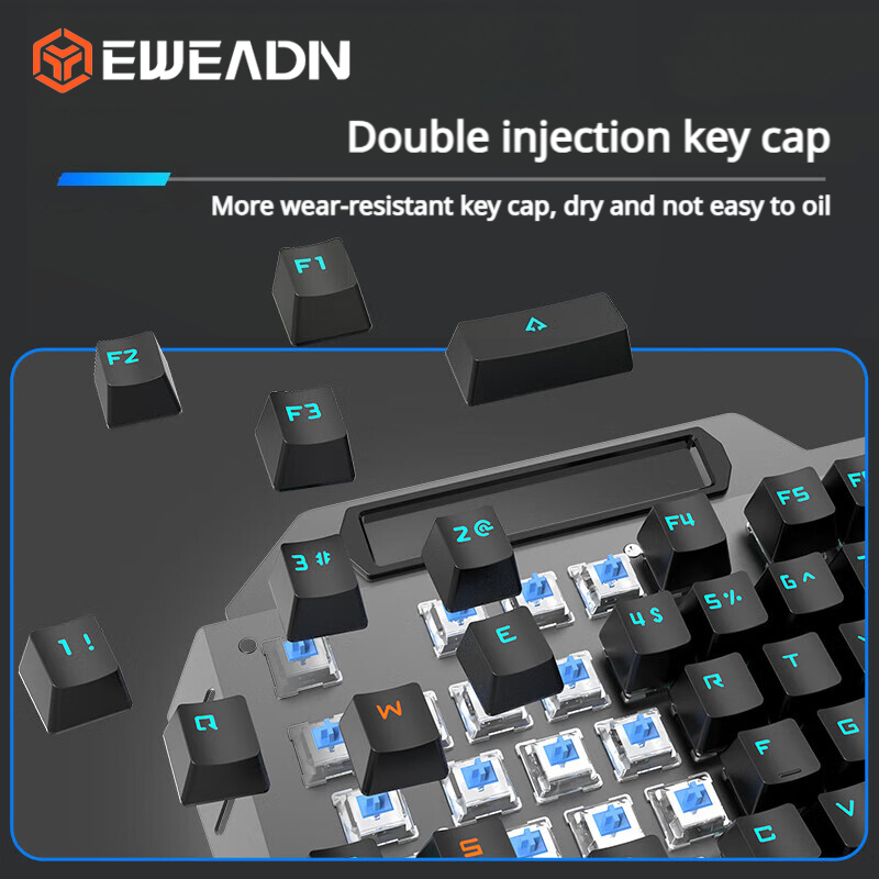 EWEADN TK900 Mechanisch toetse - Keyboard Gaming Mac recensie en prijs