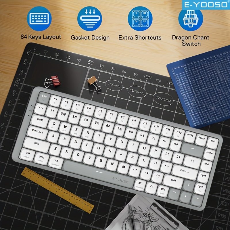 E-YOOSO Tri-Mode 2.4GDraadloos - Gaming Keyboard E Yooso recensie en prijs