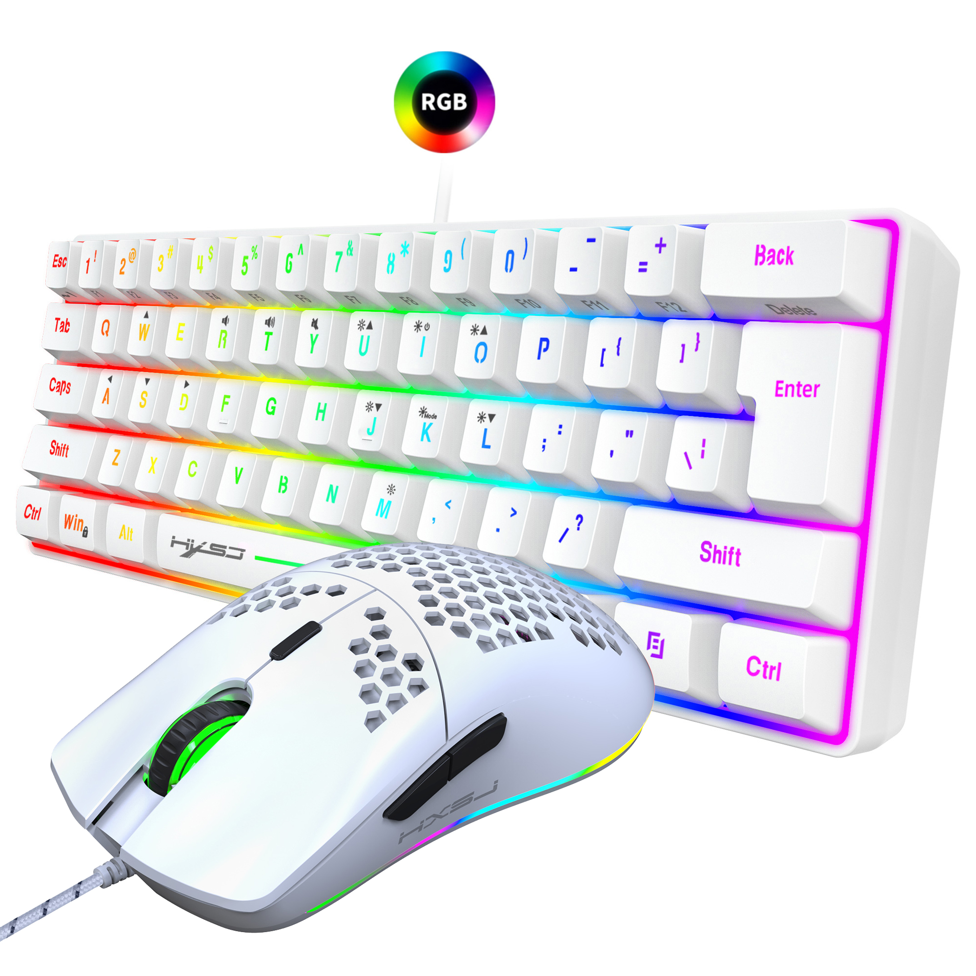 Hot Selling HXSJ 61-toetsen V7 - Gaming Keyboard No Rgb recensie en prijs