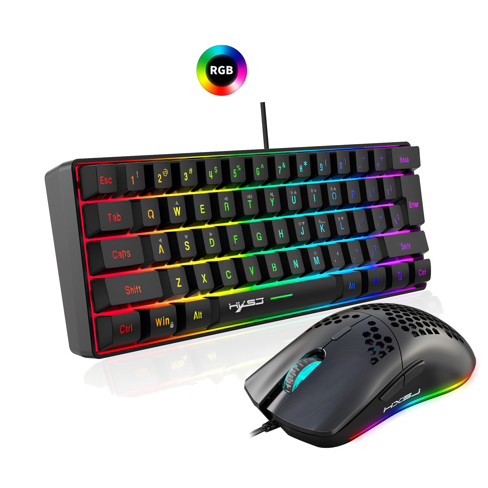 Hot Selling HXSJ 61-toetsen V7 - Gaming Keyboard No Rgb recensie en prijs