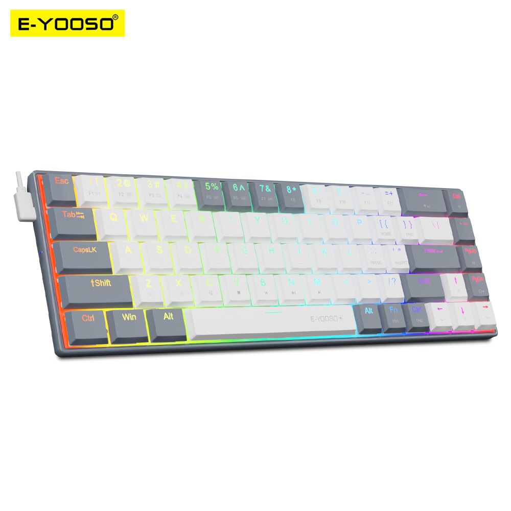 E-YOOSO A68 RGB Mini Slim USB  - Gaming Keyboard E Yooso recensie en prijs