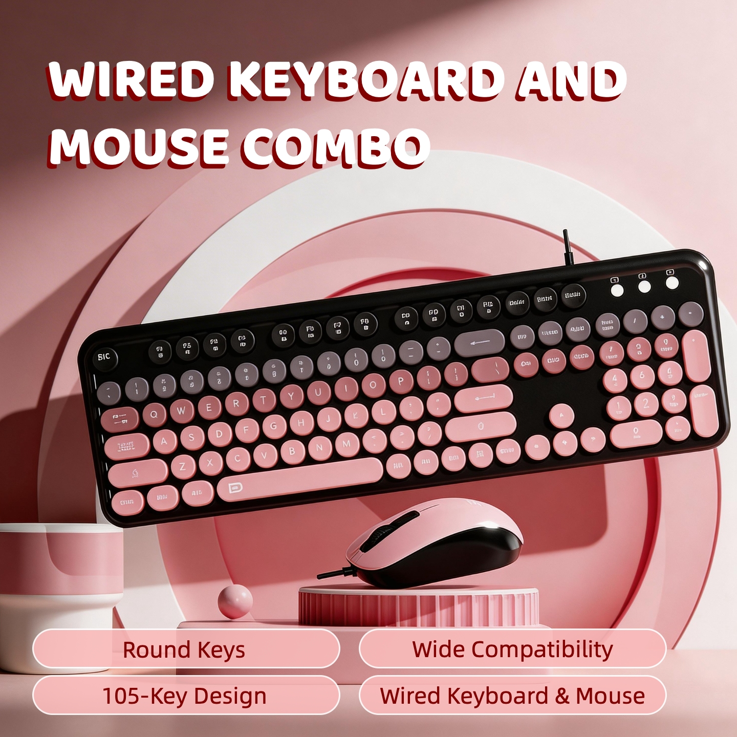 Esthetische typewriter-toetsen - Keyboard Gaming Mac recensie en prijs