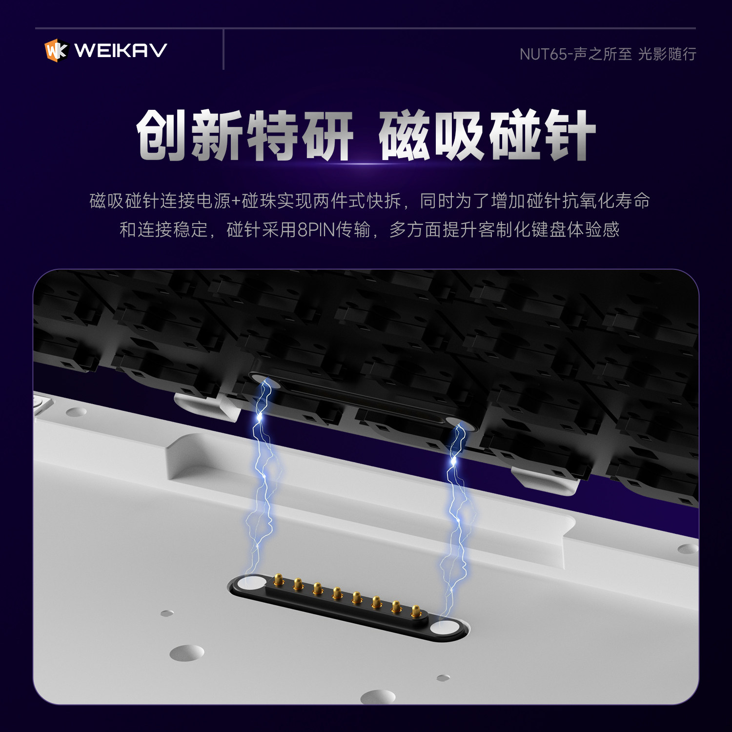 Nieuwe Weikav Nut65 aluminium  - Gaming Keyboard Bluetooth recensie en prijs