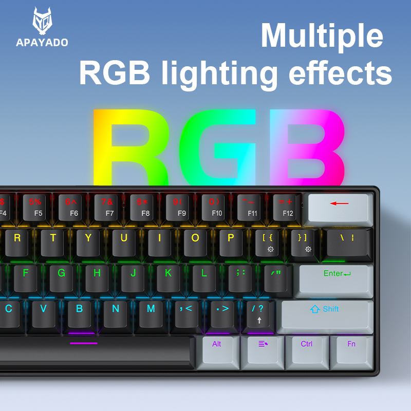 APAYADO K61 Mini mechanisch to - Gaming Keyboard Hot Swappable recensie en prijs