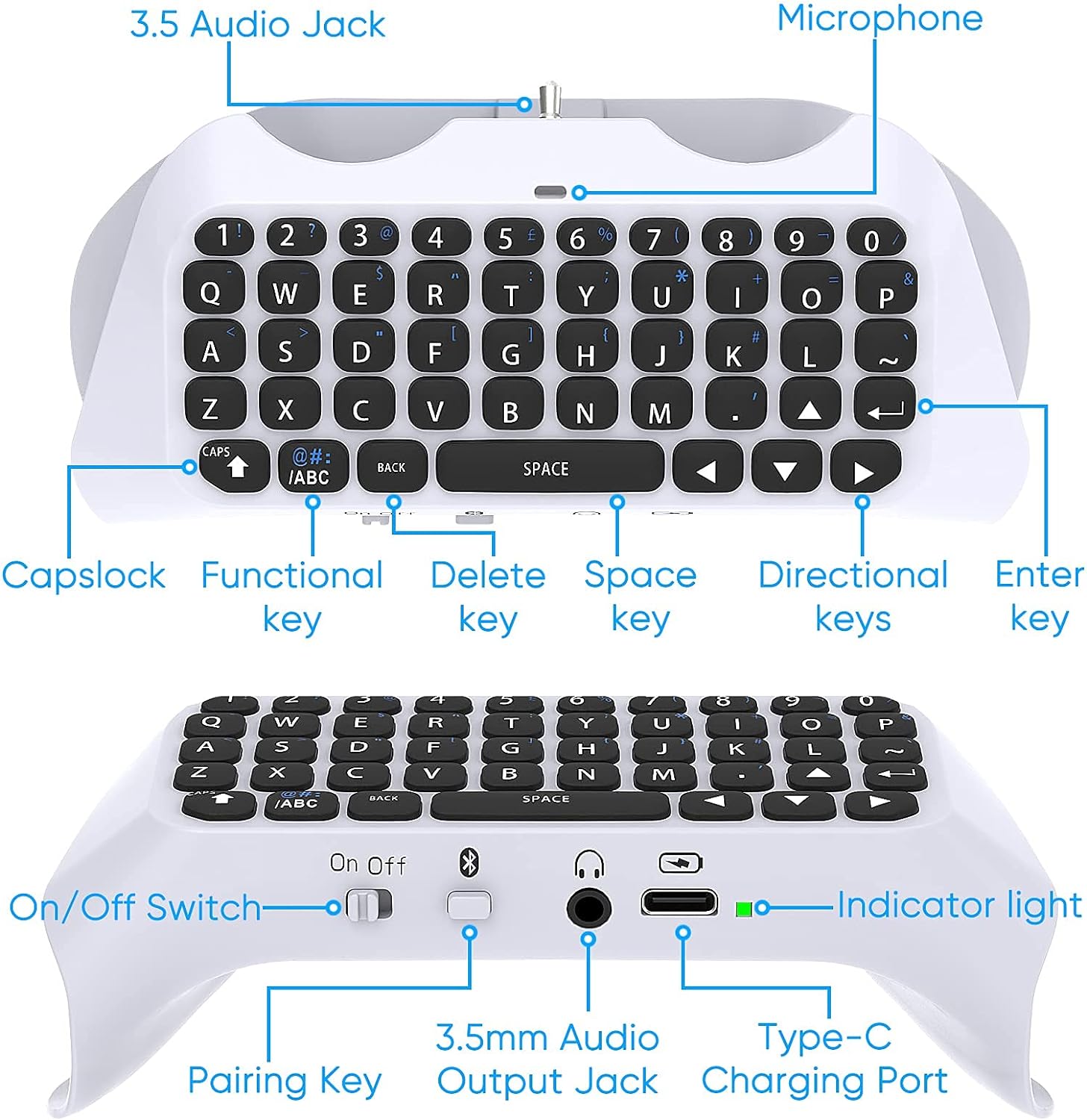 Voor Ps5 Controller, Bluetooth - Gaming Keyboard Bluetooth recensie en prijs