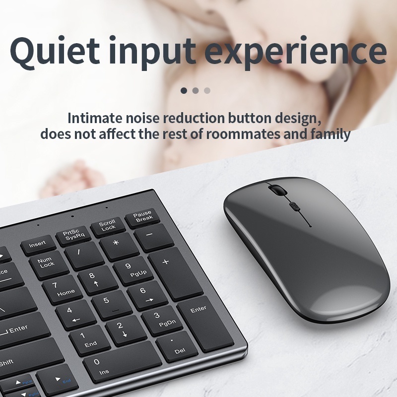 Jomaa Slanke oplaadbare Blueto - Gaming Keyboard Mouse And Headset Combo recensie en prijs