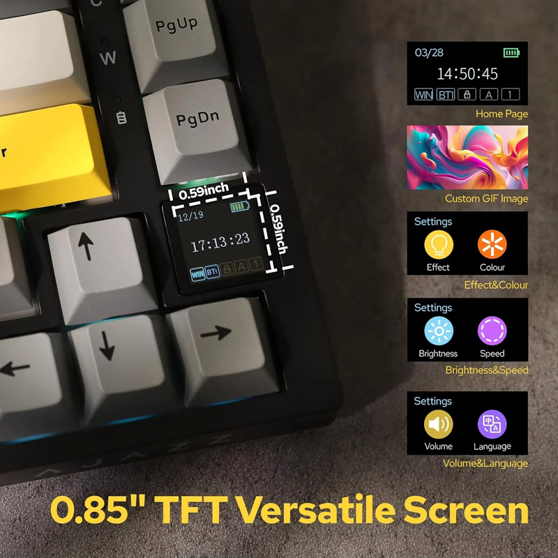 AK820/AK820Pro Gaming Mechanis - Gaming Keyboard Bluetooth recensie en prijs