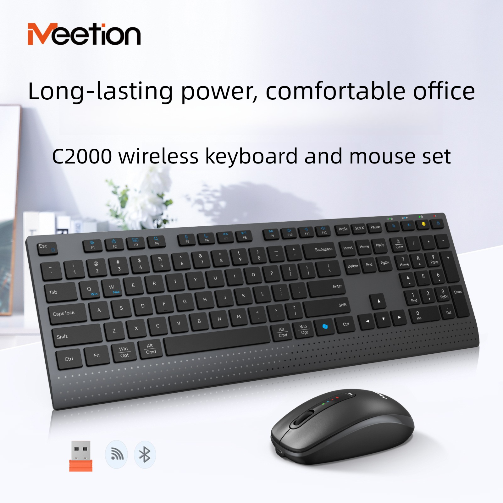 Bluetooth 2.4G Dual-Mode Draad - Gaming Keyboard Mouse And Headset Combo recensie en prijs