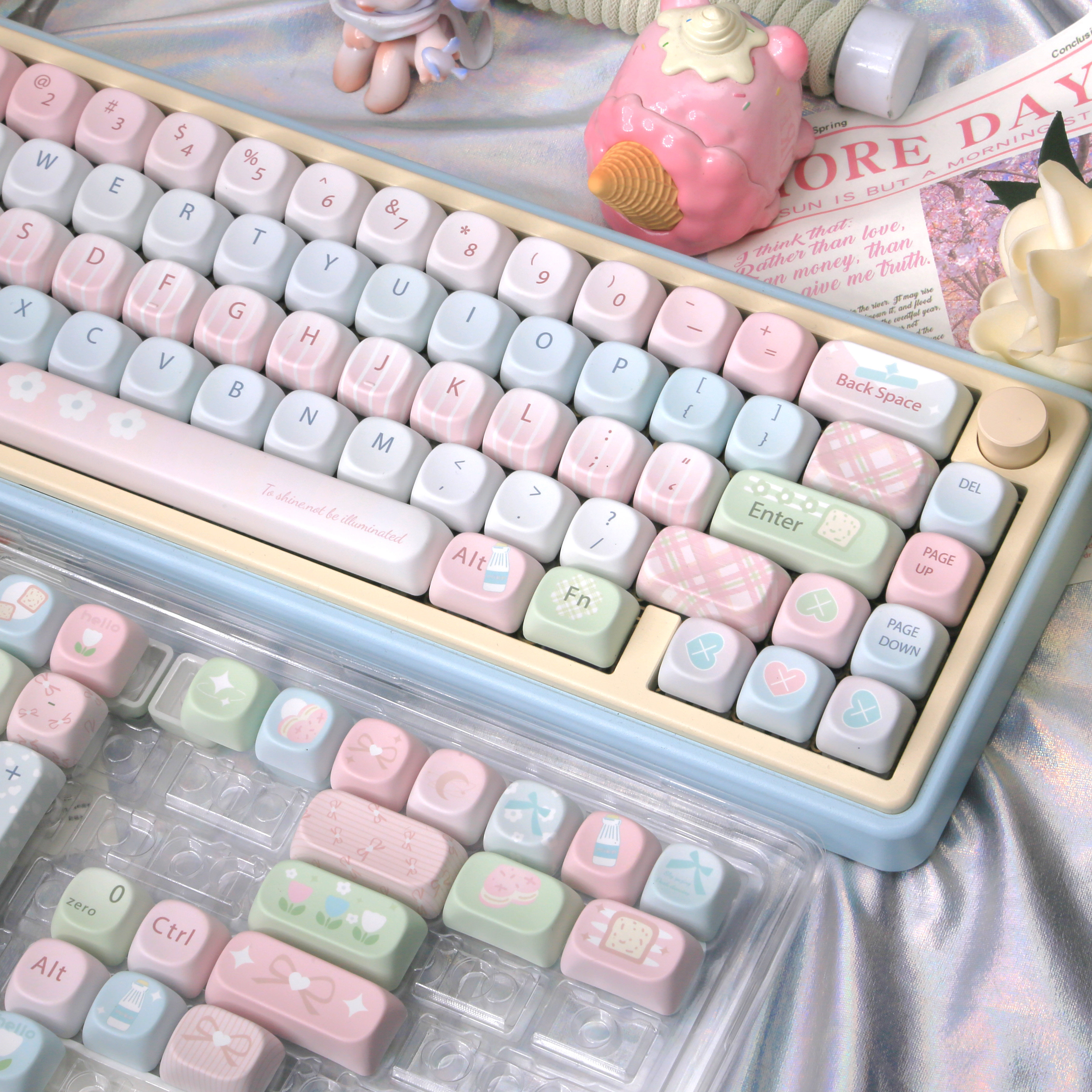 Schattige Zoete Pastel MOA Key - Gaming Keyboard Blue recensie en prijs