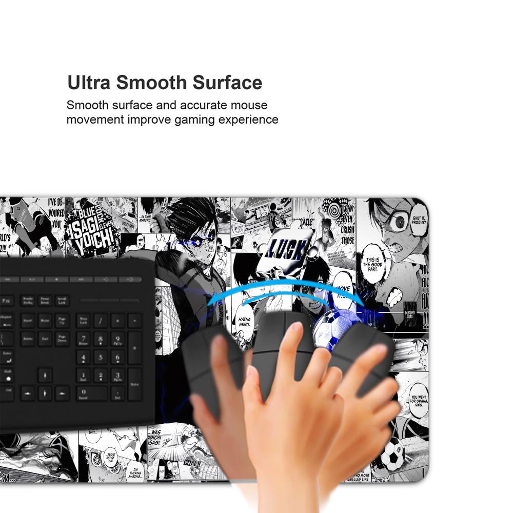 Zwart-wit Anime Muismat PC XXL - Gaming Keyboard Blue recensie en prijs