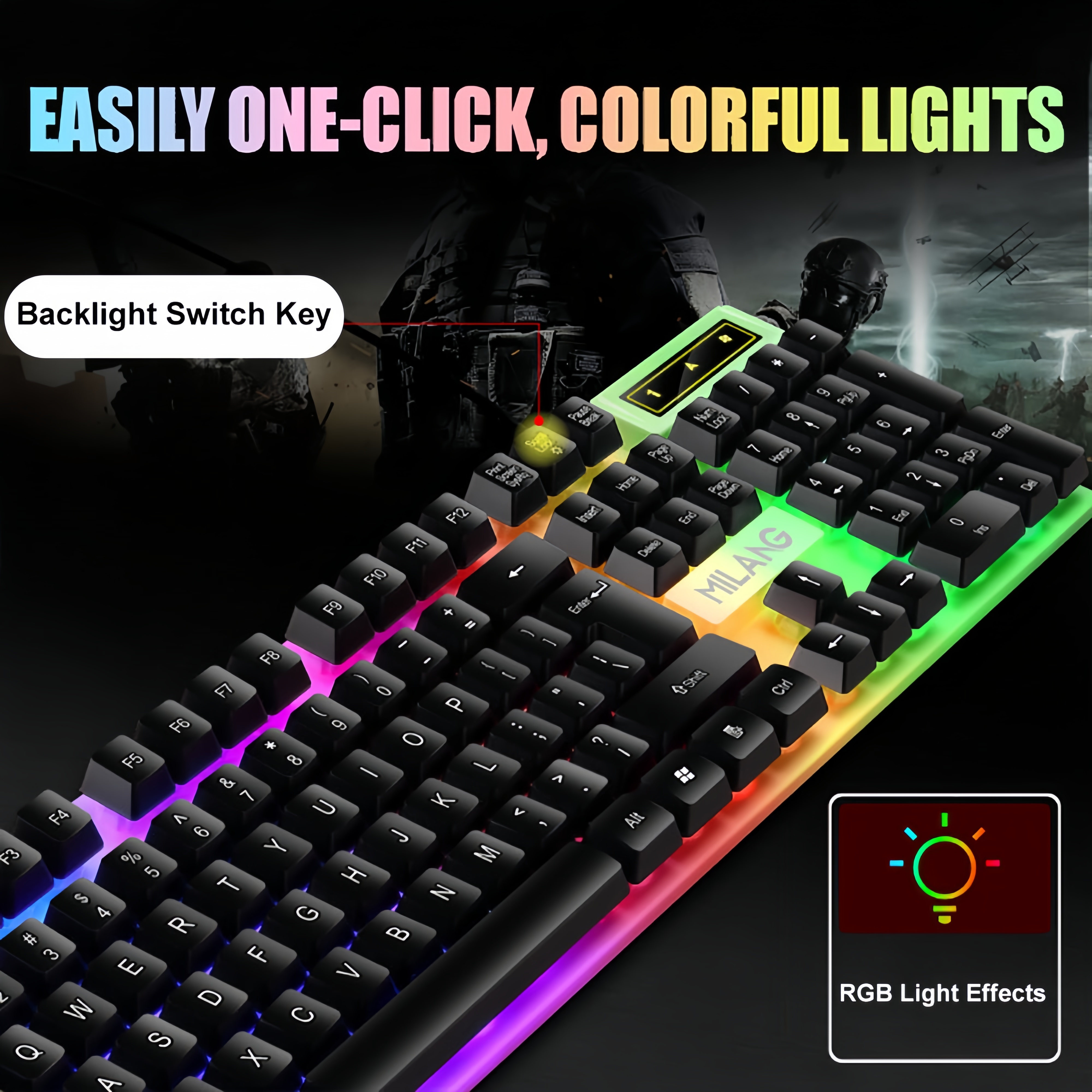 KEBIDUMEI USB Bedraad toetsenb - Gaming Keyboard And Mouse Set recensie en prijs