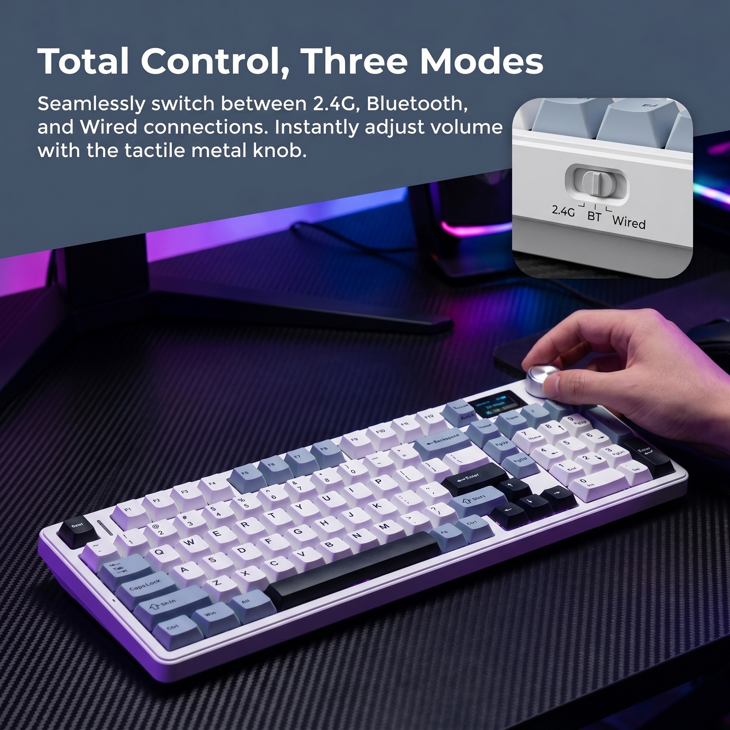 Nieuw AULA F99 Max Gasket mech - Gaming Keyboard Hot Swappable recensie en prijs