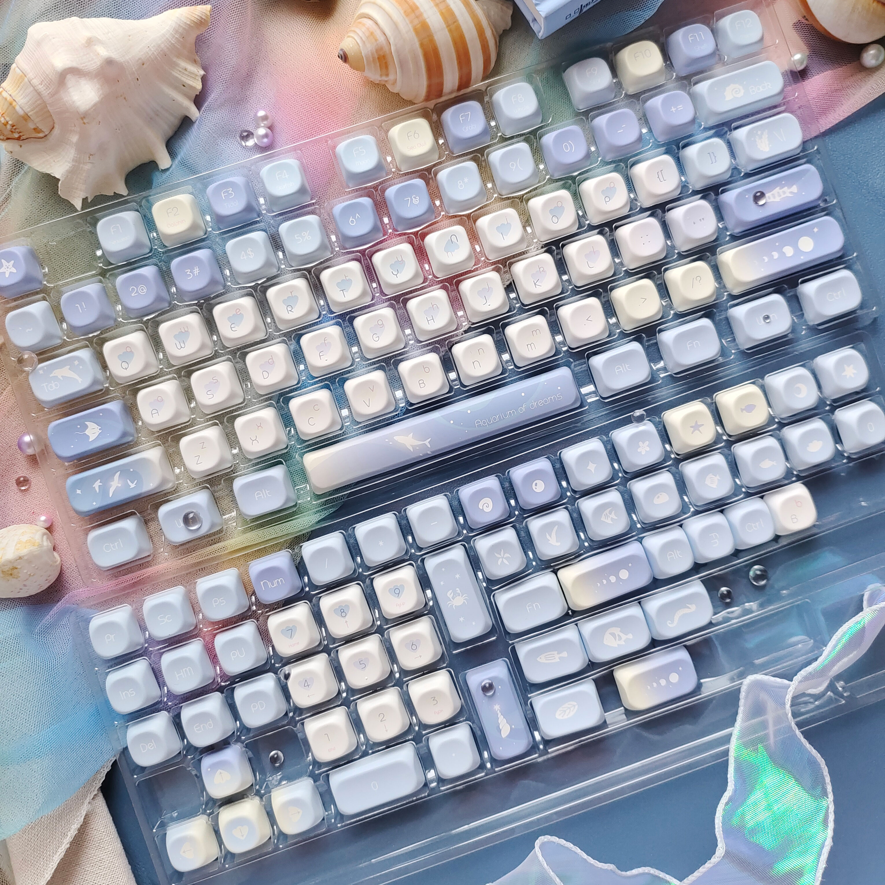 Vijfzijdige Dye Sublimatie Key - Gaming Keyboard Blue recensie en prijs