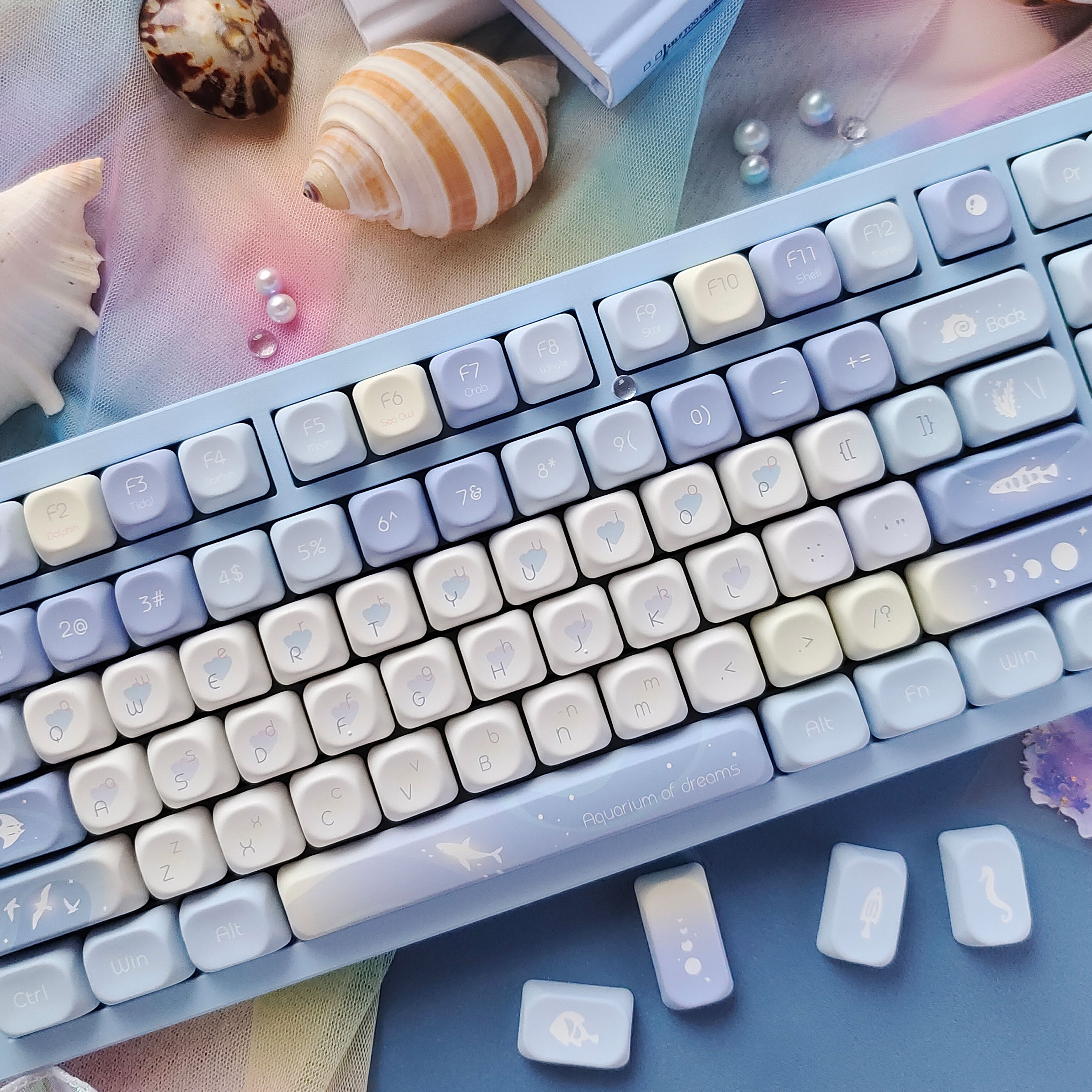 Vijfzijdige Dye Sublimatie Key - Gaming Keyboard Blue recensie en prijs