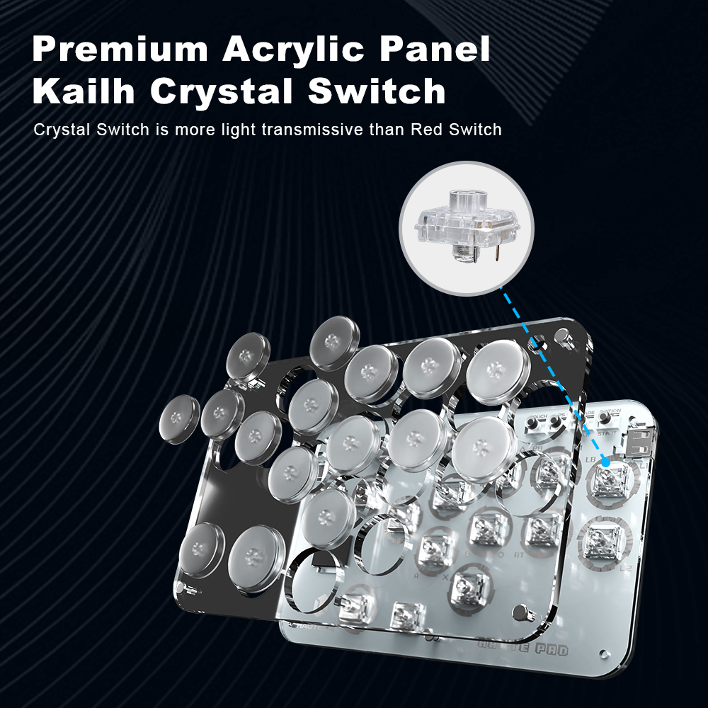 Haute42 Arcade Joystick Hitbox - Gaming Keyboard Mini recensie en prijs