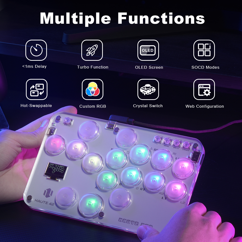 Haute42 Arcade Joystick Hitbox - Gaming Keyboard Mini recensie en prijs