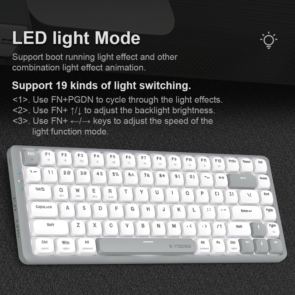 E-YOOSO Z84 Slanke Mechanische - Gaming Keyboard E Yooso recensie en prijs