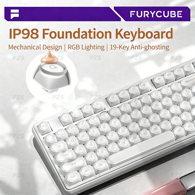FURYCUBE IP98 Bedraad toetsenb - Gaming Keyboard Ip98 recensie en prijs