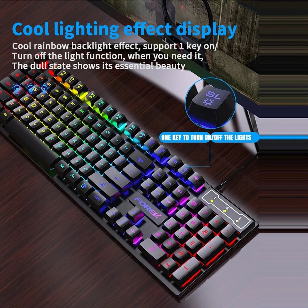 Mechanisch toetsenbord met 104 - Gaming Keyboard Mouse And Headset Combo recensie en prijs