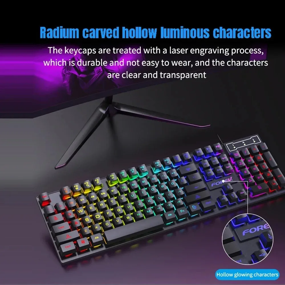 Mechanisch toetsenbord met 104 - Gaming Keyboard Mouse And Headset Combo recensie en prijs